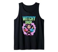 Witchy Drop Magic Anime Halloween Kawaii Cute Girl Tank Top