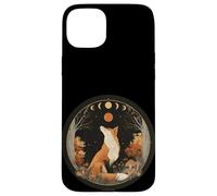 Witchy Fox Lunar Cottagecore Pagan Witchcraft Familiar Case for iPhone 15 Plus