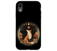 Witchy Fox Lunar Cottagecore Pagan Witchcraft Familiar Case for iPhone XR