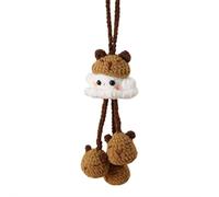 Witchy Ghost Crochet Kit, Halloween Witchy Crochet Kit, 2025 New Handmade Cute Crochet Kit, Ghost Witch Crocheted Halloween Christmas Bag Ornament, Cute Backpack Charm