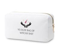 Witchy Gifts for Women Makeup Bag Witch Lover Gifts Gifts Ye Olde Bag of Witchy Cosmetic Bag Halloween Witch Gift Astrology Gifts for Friend Witchcraft Gifts Birthday Halloween Party Gift Travel Pouch