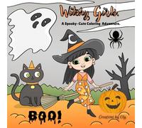 Witchy Girls: A Spooky-Cute Coloring Adventure.