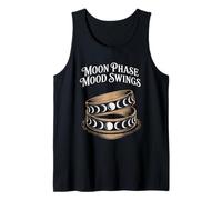 Witchy Gothic Moon Phase Mood Swings Lunar Cycle Tank Top