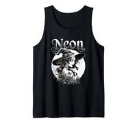 Witchy Gothic Moon Roses Mystic Sorceress Tank Top