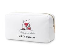 Witchy Lover Gifts Evil Makeup Bag Witchy Friend Gift Halloween Witch Gift Villains Lover Gift Witch Poison Gift Villain Fan Cosmetic Bag Witchy Gift Birthday Gifts for Coven Sister Travel Pouch