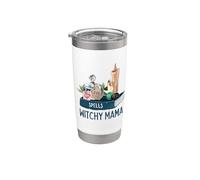 Witchy Mama Wicca Gift Gothic Design for Halloween Witch Stainless Steel Insulated Tumbler