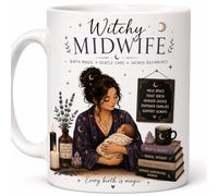 Witchy Midwife Birth Magic Gentle Care Ceramic Coffee Mug Gift Mug