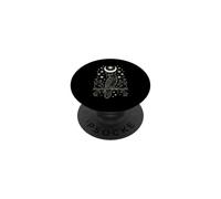 Witchy Raven Crescent Moon PopSockets Adhesive PopGrip