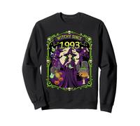 Witchy Since 1993 October Baby Born 90s Halloween Sweatshirt