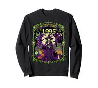 Witchy Since 1995 October Baby Born 90s Halloween Sweatshirt