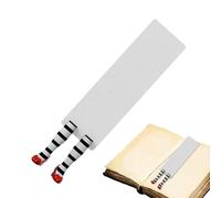 Witchy Slippers Book Marks | Soft Rubber Witch Bookmark | Portable Black & White Striped Legs with Sparkly Red Shoes Book Mark for Desk Decor | Funny Bookmarks for Book Lovers and Bookworms