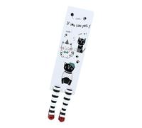 Witchy Slippers Book Marks | Soft Rubber Witch Bookmark | Portable Black & White Striped Legs with Sparkly Red Shoes Book Mark for Desk Decor | Funny Bookmarks for Book Lovers and Bookworms