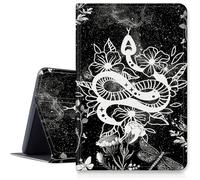 Witchy Snake Moon Case for Samsung Galaxy Tab A8 10.5 Inch 2022, Shockproof PU Leather Folding Stand Slim Case with Auto Sleep/Wake for Galaxy Tab A8 2022 Model SM-X200/X205/X207