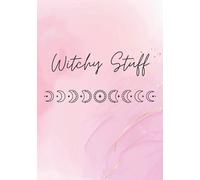 Witchy Stuff - pink and gold Witch's Journal, a simple dot grid Witch Notebook for all your spells, recipes, drawing and other witchcraft notes. You ... use. A lovely gift for a teenage witch.
