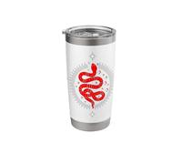 Witchy Tarot Snake Dark Academia Aesthetic Celestial Boho Stainless Steel Insulated Tumbler