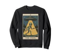 Witchy The Fool Funny Tarot Alien Mystical Paganism Sweatshirt