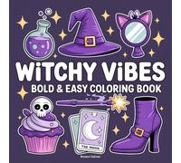 Witchy Vibes: A Bold and Easy Coloring Book for Magical Fun