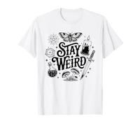 Witchy Vibes Stay Weird Creepy Cute Spooky Halloween T-Shirt