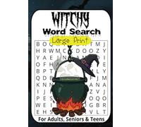 Witchy Word Search Puzzle Book: Word Searches about Magic, Wizards, Witches, Spells and More | 6x9 inches, 110 Pages | 50+ Puzzles ... Gift for Vacations, Holidays, and Relaxing