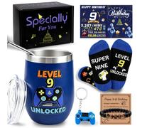 WITCOLOR 9 Year Old Boy Birthday Gift Ideas,Gamer Gift Baskets for 9th Birthday Boys, Cool Present for Boys Son Grandson Nephew Friend and Video Game Fans