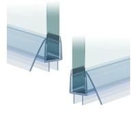 WITEN&NOCK 60 cm, set of 2 shower seals, replacement seal for shower cubicle, water deflector sealing profiles, shower door seal, glass thickness 8-10 mm