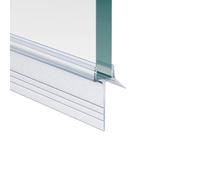 WITEN&NOCK Shower Seal 2 x 60 cm for 7 mm 8 mm with Extra Extended Lip Shower Door Seal for Glass Door Straight Glass Door Thicknesses Replacement Seal Water-Repellent or Shower Cubicle Seal