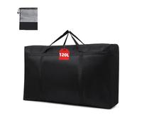 WITERY 120L Jumbo Moving Bag, Large Storage Bag Heavy Duty Moving Box with Reinforced Bottom & Wrap-Around Handles for Home, College Dorm Clothes Bedding Duvet Quilt Blankets Toys