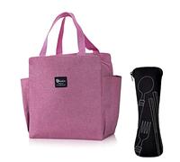 WITERY Lunch Bag Insulated Cooler Bag Water-Resistant Thermal Leak-Proof Lunch Box Tote Bag for Women Men Girls Boys Adults Children Outdoor Picnic Work School Travel