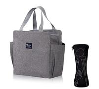 WITERY Lunch Bag Insulated Cooler Bag Water-Resistant Thermal Leak-Proof Lunch Box Tote Bag for Women Men Girls Boys Adults Children Outdoor Picnic Work School Travel