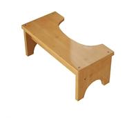 WITFAMILY Bamboo Toilet Stool, Non-Slip Bathroom Step Stool for Kids & Seniors for Constipation Relief, Bamboo Wood Squatty Potty for adults, Ergonomic Poop stool