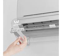 Witforms/Classic - Adjustable AC air Deflector Suitable for Split air conditioners. Enhance Cooling and Heating Circulation Transparent