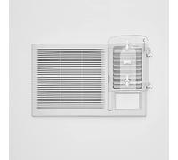 WITFORMS Window Air Conditioner Deflector - Adjustable, Rotatable, Enhances Cooling & Heating Circulation