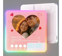 witfox Custom Heart Fridge Magnets with Photo - Personalised Music Refrigerator Magnet, Customised Spotify Plaque Gifts for Couple, Personalised Love Magnitic Picture Frame