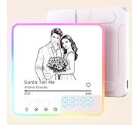 witfox Custom Music Refrigerator Magnets with Photo - Personalised Music Fridge Magnets, Customised Spotify Plaque Gifts for Couple, Customised Gifts for Boyfriend Girlfriend Besties Friends