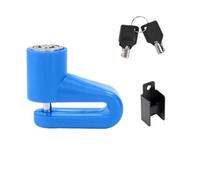 with 2 Keys Motorcycle Lock Bicycle Wheel Disc Brake Mountain Bike Scooter Brake Disc Lock(Blue)