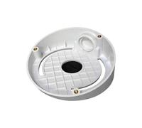 with -2cd21xx -2cd31xx Series Abs Medium White Dome Cameras - 15° Angled Mount Compatible Plastic Inclined Ceiling Mount Bracket for