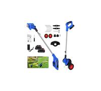 (With 2x Battery) 21V Cordless Electric Grass Trimmer and Edger Lawn Mowers