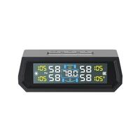 With 4 External Sensors Solar Car Tire Pressure Alarm Digital Colorful Display Waterproof Tire Pressure Temperature Warning(T17)
