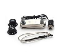 With 500K 1V1T Acoustic Guitar Passive EQ Preamp Piezo Pickup With Volume And Tone Control Knob