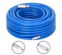 (with accessories, 0.7"/10 m) vidaXL Air Hose Pneumatic Hose Pipe Air Compressor Hose Air Line Blue PVC