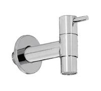 (With aerator) Modern garden tap, cold water, outdoor, chrome_L25