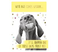With Age Comes Wisdom... - Funny Birthday Card