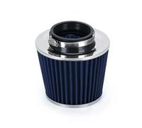 With Air Filter Cone JR-AIT28+IMK14 & Cold Intake Pipe Turbo Induction Tube Kit Universal 3" 76mm Automotive Air Intake Pipe(Blue A)