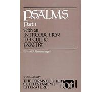 With an Introduction to Cultic Poetry (Pt. 1) (Forms of Old Testament Literature)