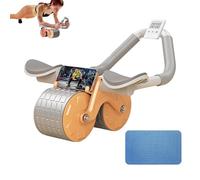with Automatic Rebound. Wheel for ABS with Elbow Support. Home Training with Knee Pad and Stopwatch Included. Sports for Beginners at Home.