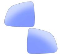 With Backing Plate Left Side For Tesla For Model For Y Car Left Right Wide Angle Mirror Rearview Mirror Blue Lens Heat Waterproof Anti Glare Large Vision(Blue Left And Right)