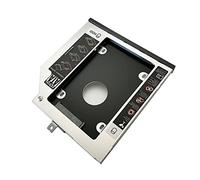 with Bezel Faceplate + Metal Bracket 2nd HDD SSD Hard Drive Enclosure Caddy Adapter for Lenovo Thinkpad T440p T540p W540p T540 W540 W541