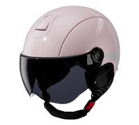 With Black Transparent Sun Visor Open Face Motorcycle Helmet, Retro Motorbike Half Helmets ECE/DOT Approved Fmvss 218, Scooter Cruiser Moped Helmet ,FF