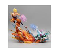 (With Box, 20.5cm) 20cm Dragon Ball Z Figure Sky Freezer Vs Goku Figure Sky Top Wcf Kamehameha