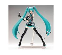 (with box) Anime FIGMA Hatsune Miku Action Figures Movable Joints Contain The Props Desktop Decoration Collection